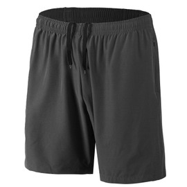 Men's Quick-Drying Sports Shorts with Zip Pockets, grey, xl