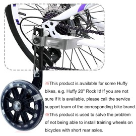Axle Extenders for traiing Wheels of 12-20in Bike