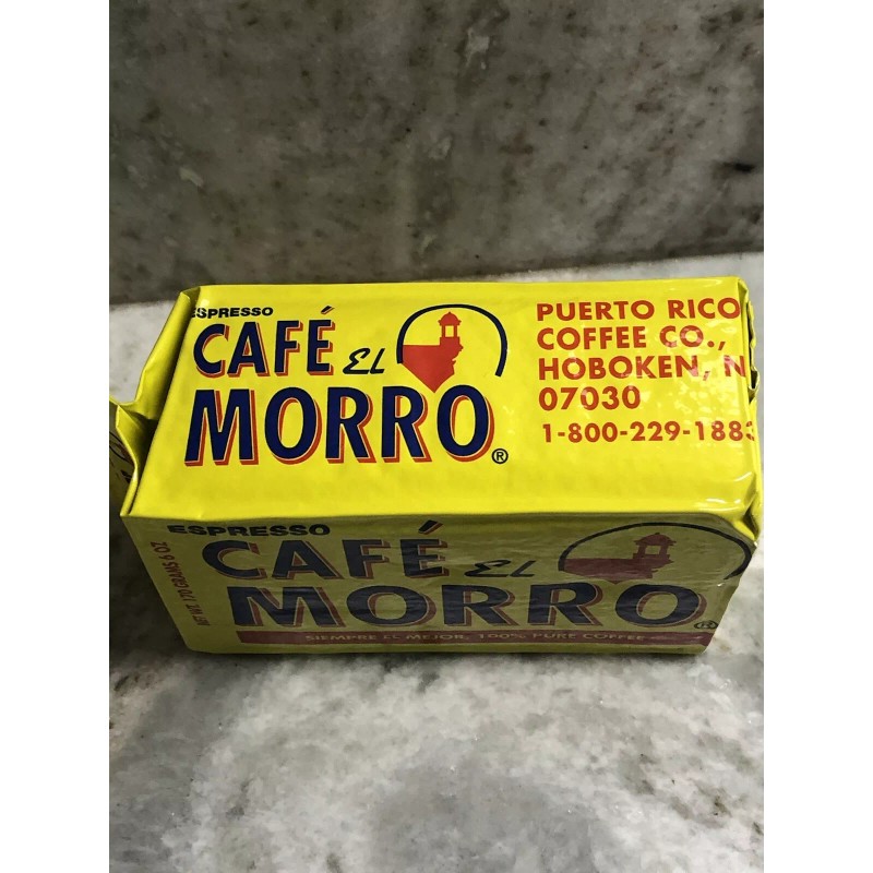 Puerto Rico Espresso Cafe el MORRO-Puerto Rico/100% Pure:170gm/6oz. ShipN24Hours