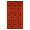 GLADFRESIT Mini Doughnut Mold - Silicone Donut Mold 18 Cavity