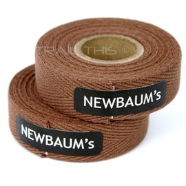 Newbaum's 2-Rolls Newbaum's Brown Cotton Cloth Road Bicycle Handlebar Drop Bar Tape Wrap