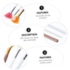Beavorty Highlight Brush 3pcs Set Makeup Brush Blush Applicator Cosmetics