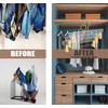 Besser 10 Pack Gold Acrylic Hangers,Clear Hanger with Gold Hook,Luxurious