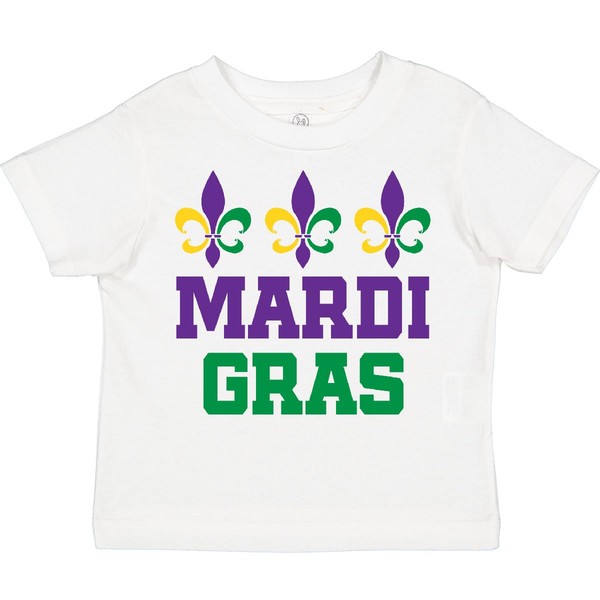 inktastic Mardi Gras Fleur De Lis Trio Toddler T-Shirt 4T
