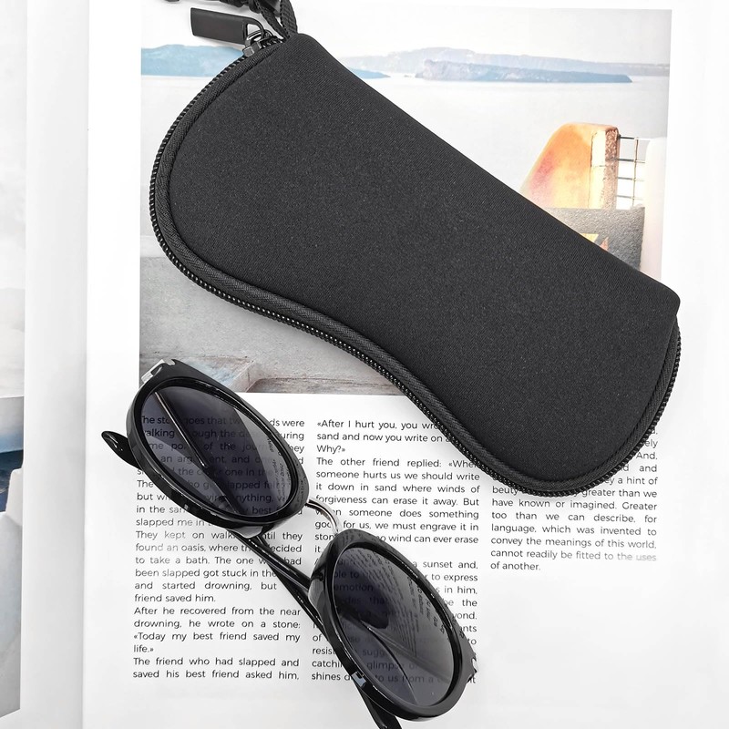 Qiuyan Sunglasses Soft Case Portable Travel Spectacle Case Ultra Light