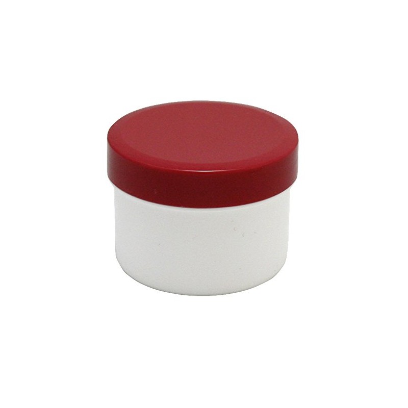60 ointment containers, cream containers, ointment pot, flat, 35 ml