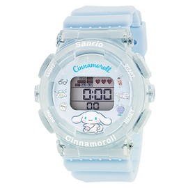 J-AXIS Sanrio Digital Watch with Backlight and Alarm Function for Girls by [Sun Flame Co., Ltd.], Cinnamoroll