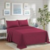 CHARKHAH Polycotton Flat Sheets with Single Double King Size Bed
