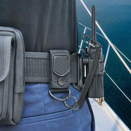 Nanaborn Coiled Lanyard Spring Coil Cord Keychain for Fishing Rod Tool Retractable Tether with Carabiner Clip(10pcs)