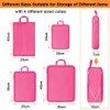 OSDUE 4-Piece Packing Cube Set for Suitcase, Travel Organiser, Suitcase
