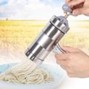 Stainless Steel Pasta Noodle Maker, Portable Manual Operated Noodle Press