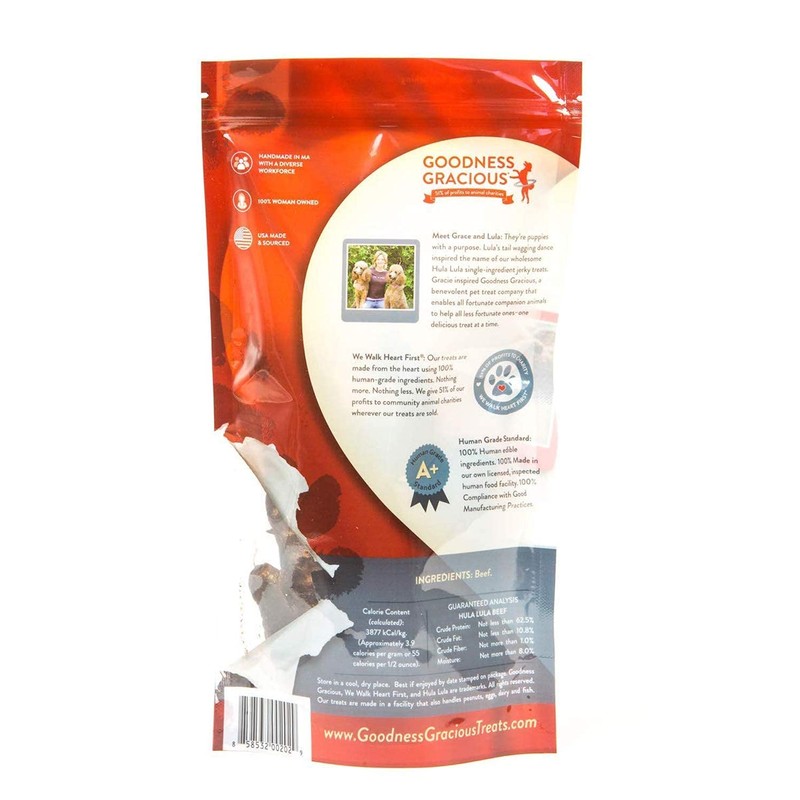 Goodness Gracious Human Grade Hula Lula Jerky for Dogs