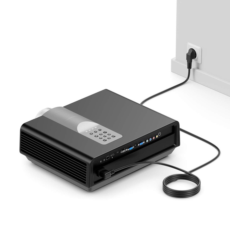 deleyCON 2 m IEC Power Cable Power Cable Protective Contact