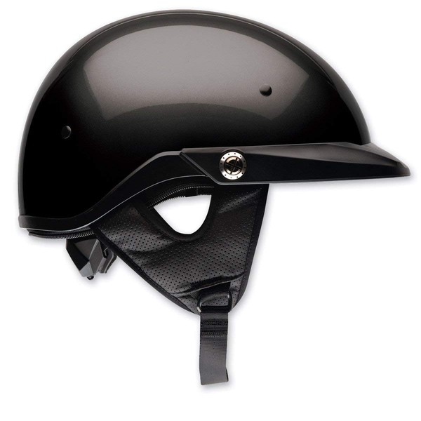 Bell Pit Boss Open-Face Motorcycle Helmet (Solid Black, Large)