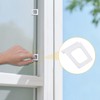 Ypzxola Window Screen Lift Tabs - Hollow, Universal, White Plastic