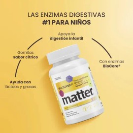 Enzimas Digestivas Para Niños Gomitas Multizyme Kids Matter Sabor Citricos