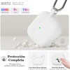 MONSTYLE Funda para AirPods 4,Funda Protectora de Silicona Compatible con