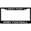 U.S. Army Football West Point Black License Plate Frame