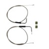 2025 New 2-Pack 42" 56579-02A Stainless Steel Throttle and Idle