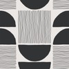 VEELIKE Black and White Modern Mid Century Wallpaper Peel and