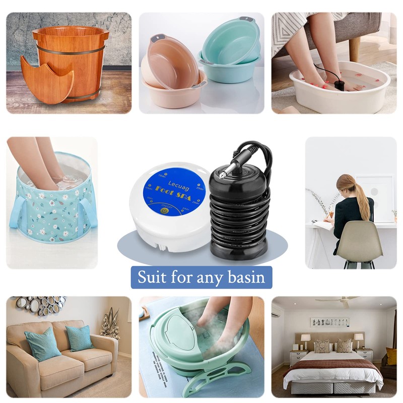 LeCaung Ionic Foot Bath Detox Machine, Portable Ionic Detox Foot