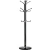 Kertnic Metal Coat Rack Stand with Natural Marble Base, Free