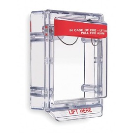 Safety Technology International STI-1130 Stopper II with Horn and Clear Spacer, Fire Label, Protective Polycarbonate Cover, Helps Stop False Alarms, 95 or 105 dB Warning Horn