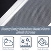 Flamorrow Stainless Steel Gutter Guard, 23Ft Gutter Cover, Micro-Mesh Leaf