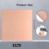 Adrattnay 6-Pack 99.9% Pure Copper Sheets Metal 6 "x 6",