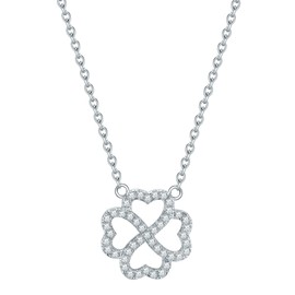 Rafaela Donata Female 925/- Sterling Silver Facetted Zirconia (CZ) Anchor Chain