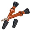 Valvula Francesa Tubeless Bicicleta Largo Aluminio MTB 40mm Par (Rojo)