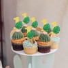 24 piezas de decoración para cupcakes de 1er cumpleaños con