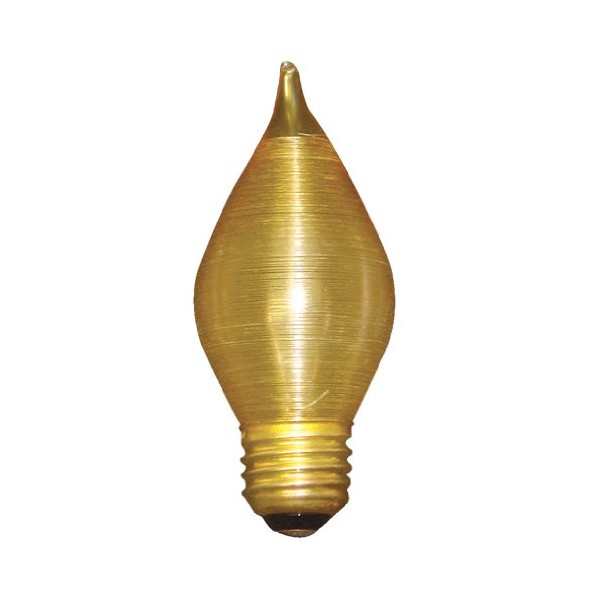 Bulbrite 431140-40C15A - 40 Watt Amber C15 Decorative Light Bulb