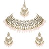 I Jewels Gold Plated Indian Wedding Bollywood Kundan Pearl Drop