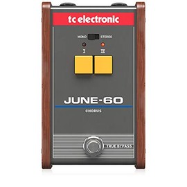 TC Electronic JUNE-60 CHORUS Legendary Stereo Chorus with 2-Button Effect Selector and BBD Circuitry