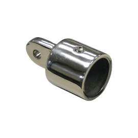 End cap for round pipe, diameter 22 mm, stainless steel, V4A, 1 piece, A4 AISI 316 boat rail, AISI316, Bimini