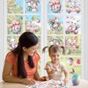 Easter Window Clings, 65 PCS Easter Stickers, Reusable Double-Sided Cute
