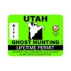 RDW Utah Ghost Hunting Permit Sticker Premium Decal Die Cut