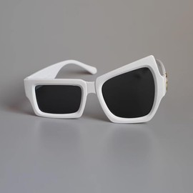 XBYZWM Plastic creative sunglasses,party dance tourism,decorative glasses,white sunglasses