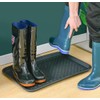 LS-LebenStil Shoe Drip Tray, Black, 60 x 40 cm, Shoe