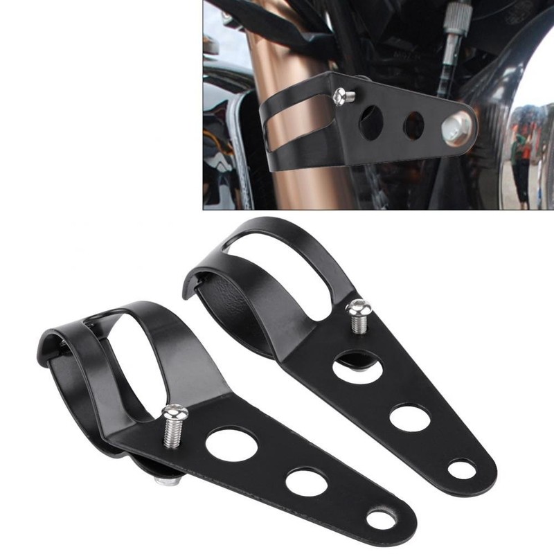 Headlight Mounting Bracket Kit, 35-43mm Motorcycle Headlight Mounting Bracket Fork