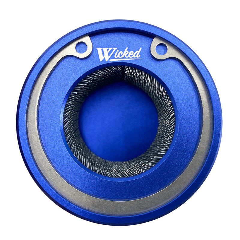 WICKED Professional OD Copper Pipe Cleaner Replacement Brushes (1/2” (2-Pack))