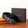 SENDEFN Men's Leather Belt, Belt Ratchet Automatic Buckle for Men's