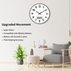Foxtop Digital Wall Clock with Time, Day of Week and