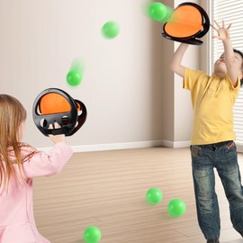 Throw and Catch Ball Set,Ball Catch Games for Kids - Sports Equipment Toddler Play Activities, Parent-Child Interaction for Birthday Travel Backyard Summer Playground Camping