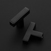15 Pack Matte Black Cabinet Knobs - Kitchen Cabinet Knobs