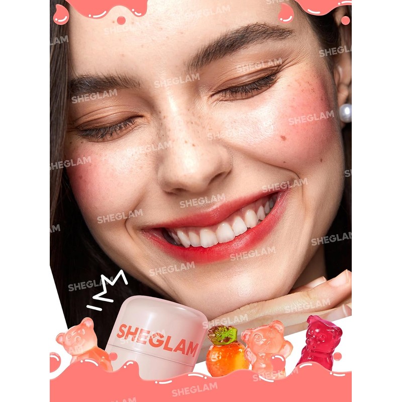 SHEGLAM Jelly-Licious Hydrating Lip and Blush Tint (Ahoy, Pequeño)