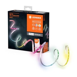 Ledvance Smart+ WiFi Outdoor Flex 5 m LED Strip, White, 14 W, 850 lm, Warm to Cool White Controllable, RGB Light, for Outdoor, App Controllable, Long Life, Easy Assembly, Protection Class IP44