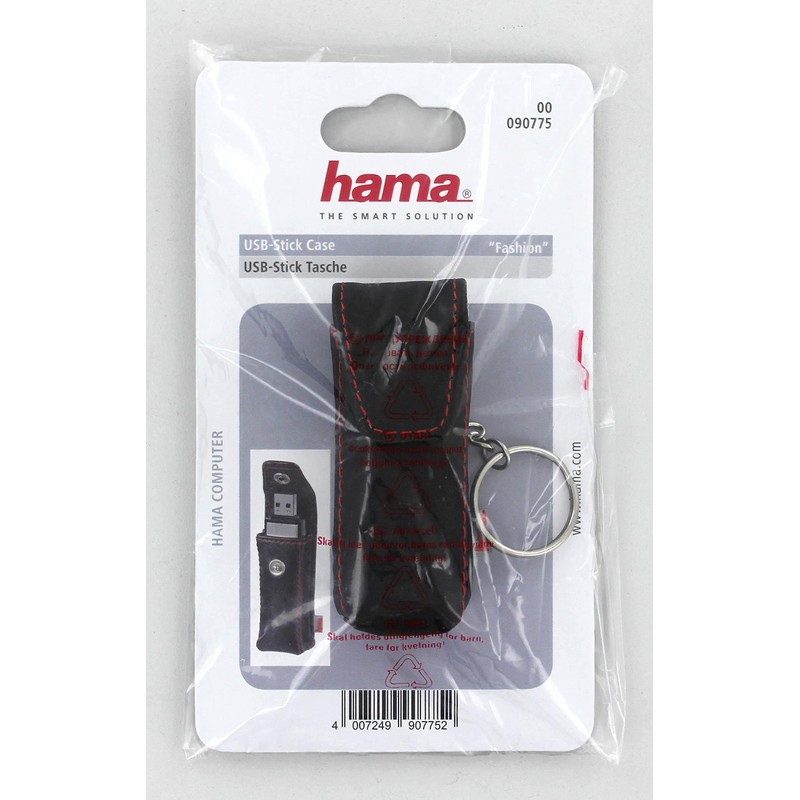Hama USB-Stick-Case "Fashion", Schwarz