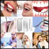 Herramienta Limpieza Dental Acero Quita Sarro 9 Piezas Kit